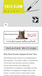 Mobile Screenshot of fayeflamwriter.com